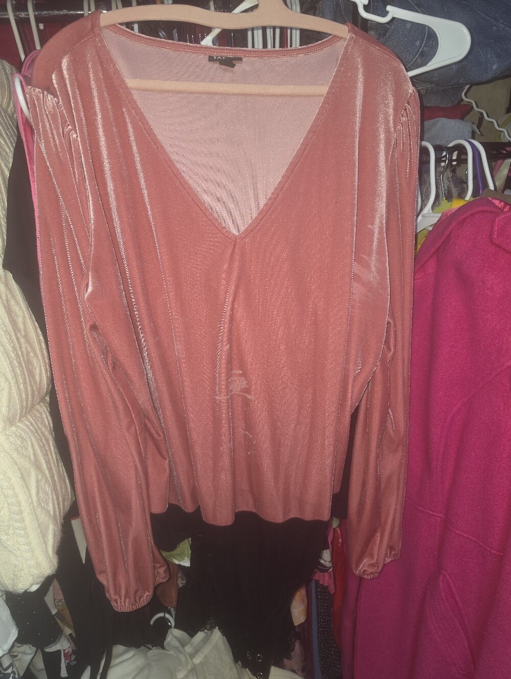Torrid velvet Bodysuit 2x